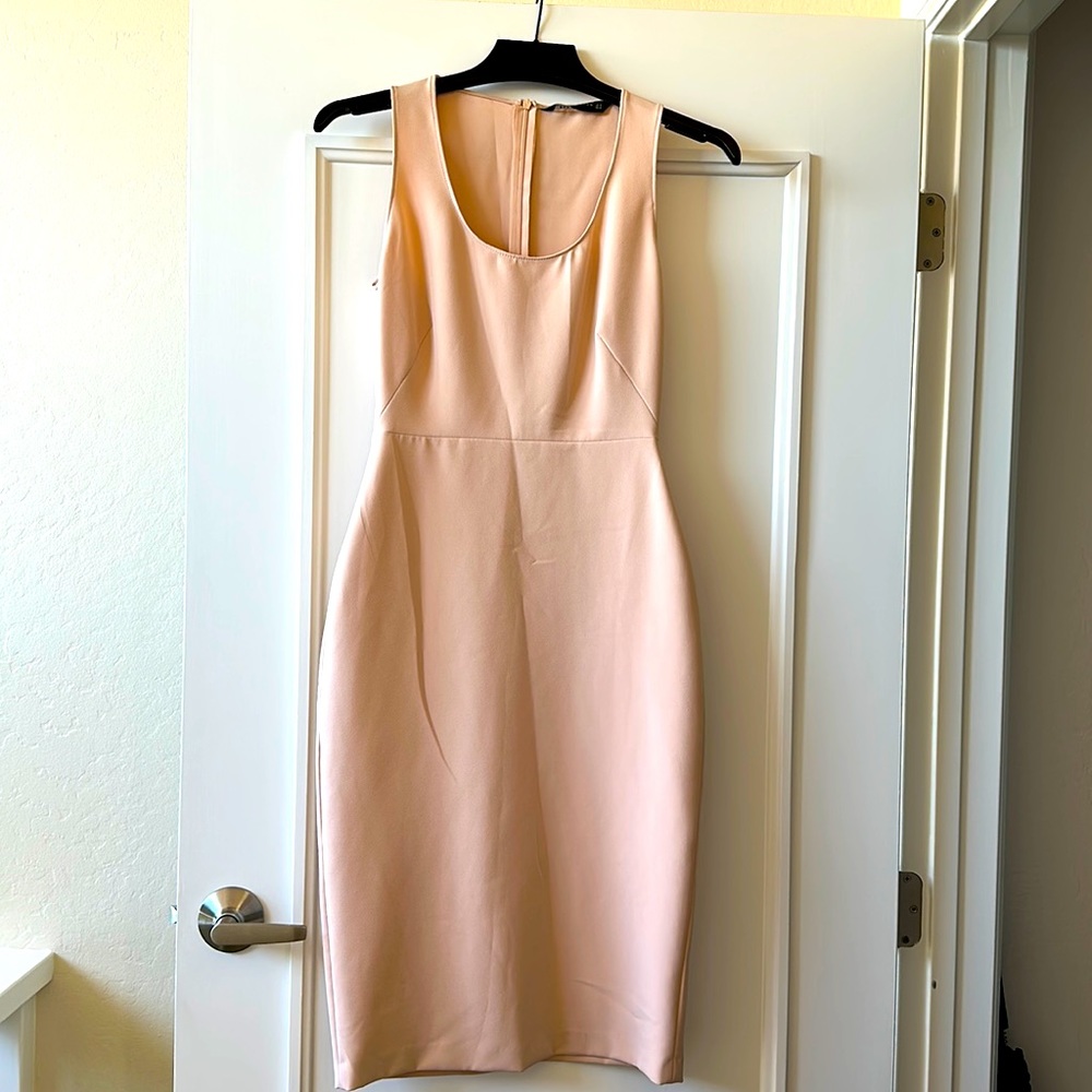 Zara Bardot Dress Sz M